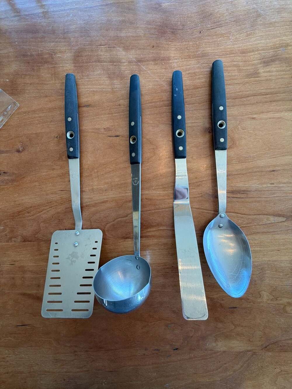 Vintage‎ Flint Stainless USA Kitchen Utensil Set - 4 Piece